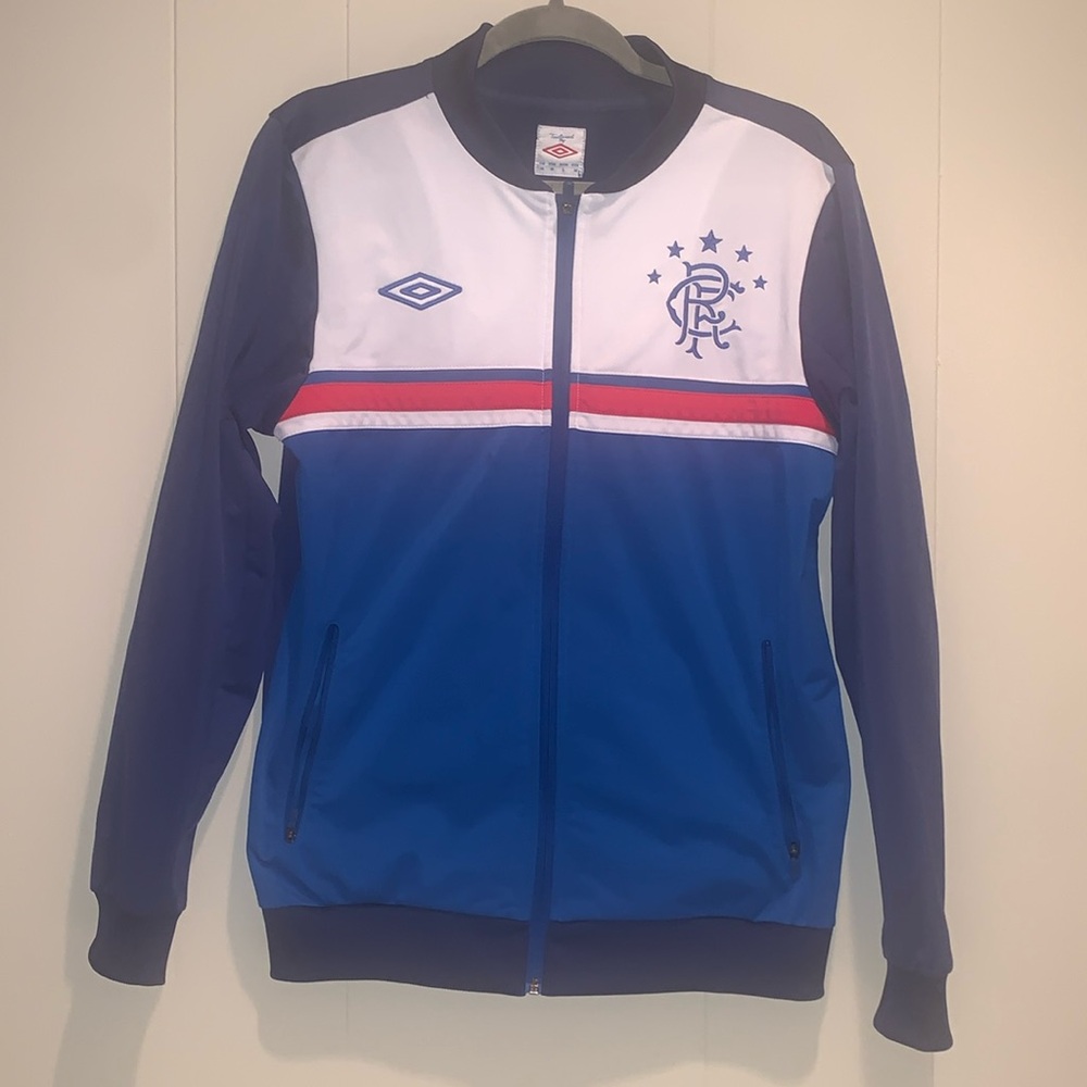 Glascow Rangers Soccer Warm Up Suit